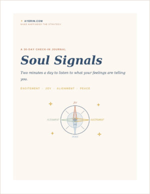 Soul Signals 30-Day Check-In Journal cover