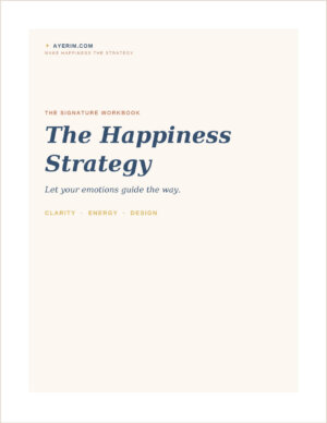 The Happiness Strategy Workbook cover